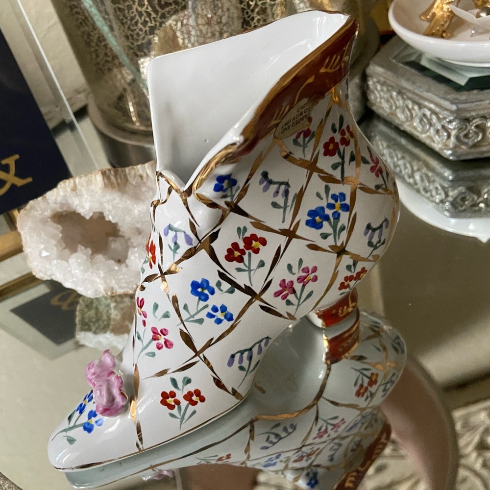Baum Bros Victorian porcelain shoe